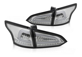 Achterlichten LED Chroom Sequentieel geschikt voor Ford Focus MK3 SW (11-18)