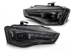 LED Koplampen Zwart Sequentieel geschikt voor Audi A5 (11-16)