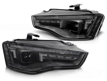 LED Koplampen Zwart Sequentieel voor Audi A5 (11-16)