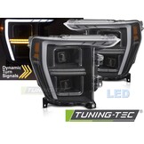 LED Koplampen Tube Light Zwart voor Ford F150 MK14 20-23