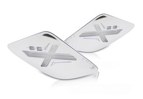 LED Achterrichtingaanwijzers Chroom voor Vespa GTS / GTV 300cc