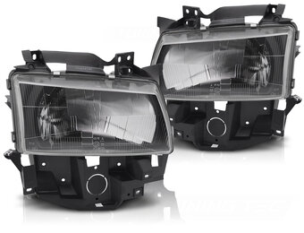 Koplampen VW T4 Bus 08.96-03.03 Zwart Halogeen E-gekeurd