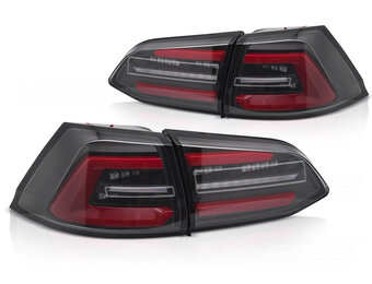 Achterlichten LED Zwart Rood Dynamisch Knipperlicht VW Golf 7 Variant 17-19