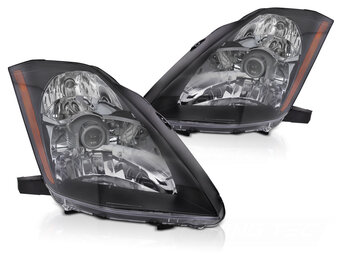 Koplampen ZWART geschikt voor NISSAN 350Z 03-05
