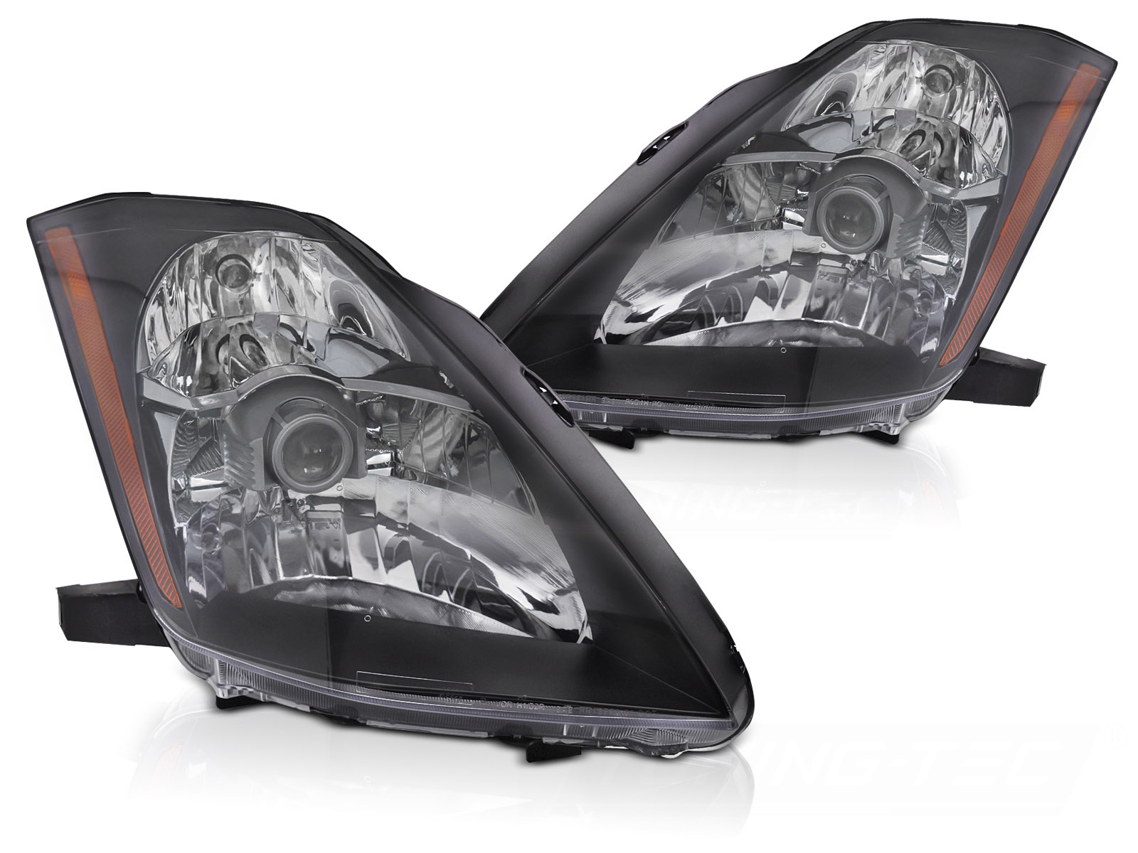 Koplampen ZWART geschikt voor NISSAN 350Z 03-05