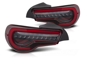 Achterlichten LED BAR Rood geschikt voor Toyota GT86 2012-2021