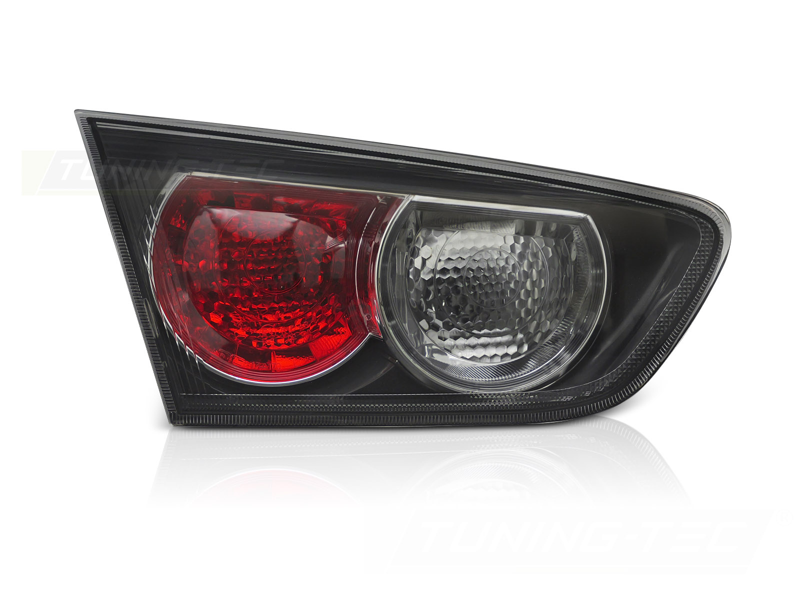 Achterlicht Zwart Links voor Mitsubishi Lancer Sedan 2008-2016