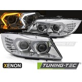 Xenon Koplampen LED Chroom geschikt voor BMW E90/E91 LCI 09-11
