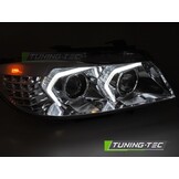 Xenon Koplampen LED Chroom geschikt voor BMW E90/E91 LCI 09-11