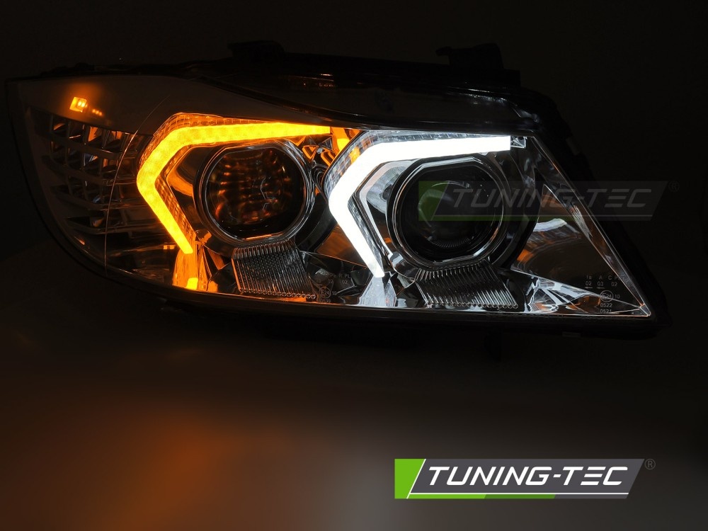 Xenon Koplampen LED Chroom geschikt voor BMW E90/E91 LCI 09-11