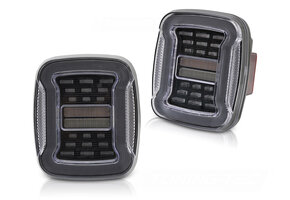Achterlichten LED Jeep Wrangler YJ (91-96) TJ (96-06) Wit Dynamisch