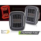 Achterlichten LED Jeep Wrangler YJ (91-96) TJ (96-06) Wit Dynamisch