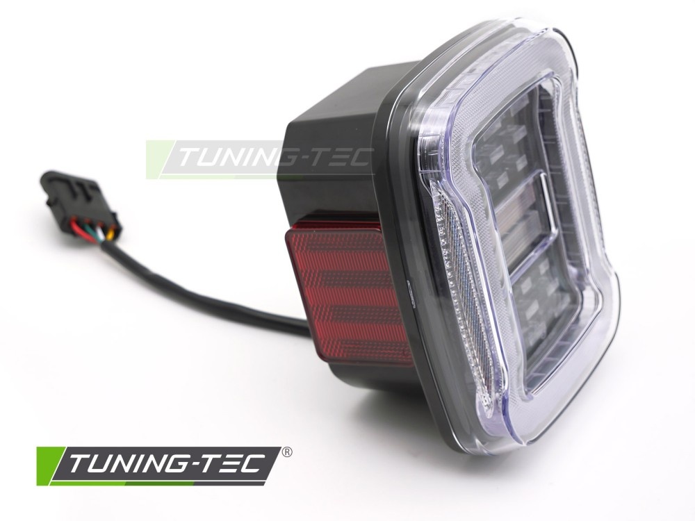 Achterlichten LED Jeep Wrangler YJ (91-96) TJ (96-06) Wit Dynamisch