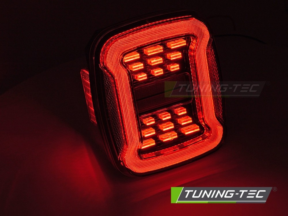 Achterlichten LED Jeep Wrangler YJ (91-96) TJ (96-06) Wit Dynamisch