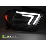 Koplampen Xenon Zwart Tube Sequential Dodge Durango 10-13