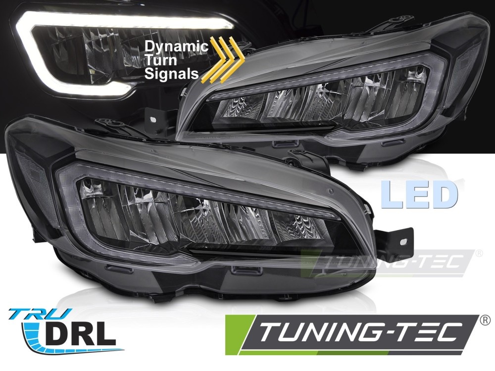 LED Koplampen Zwart voor Subaru WRX 2015-2022