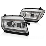 Koplampen LED DRL Dynamisch Knipperlicht Chroom VW Crafter II 2017-