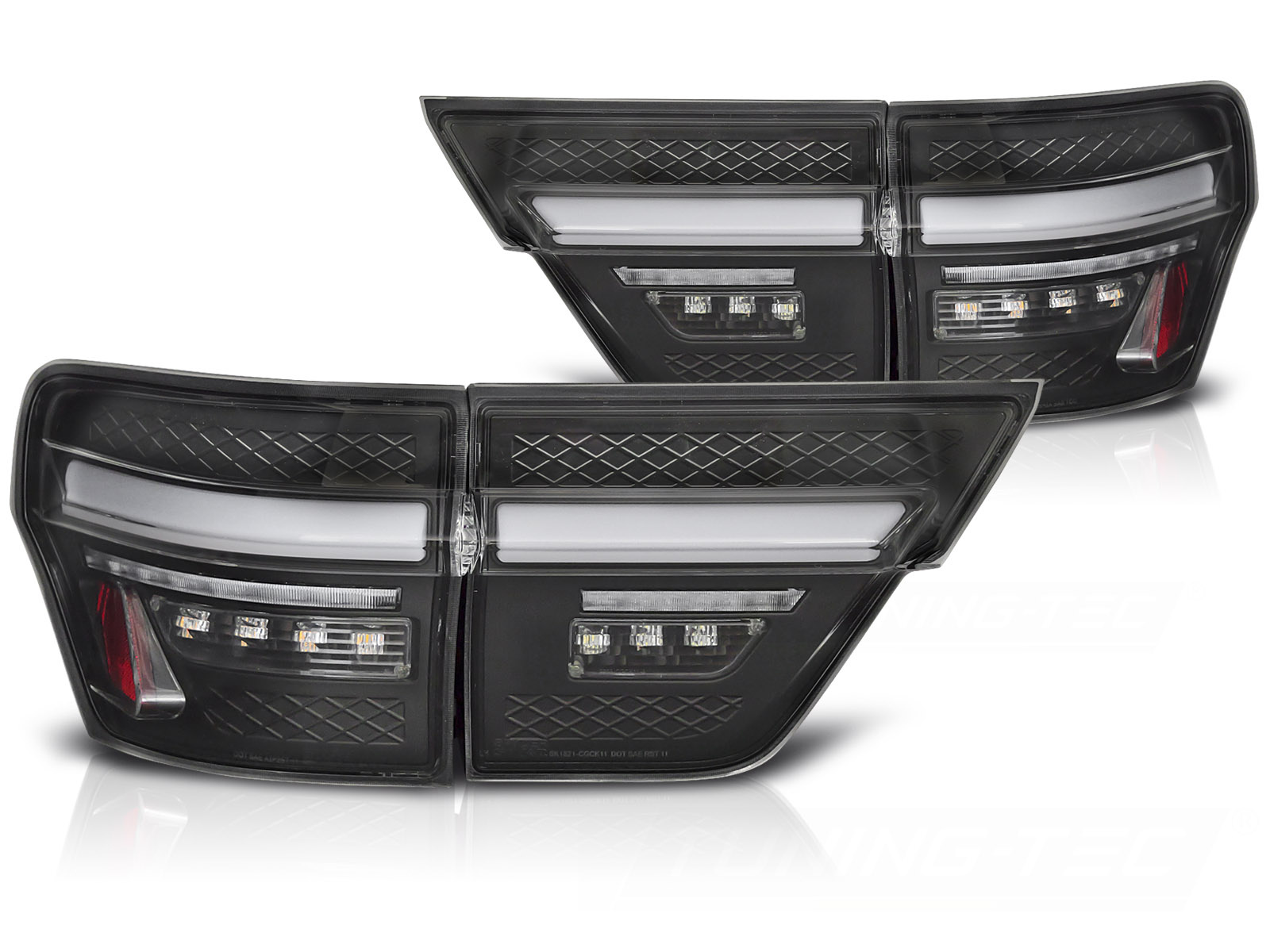 Achterlichten LED Zwart JEEP GRAND CHEROKEE WK2 (11-13)