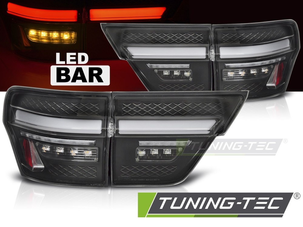 Achterlichten LED Zwart JEEP GRAND CHEROKEE WK2 (11-13)