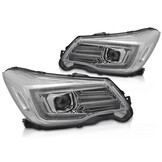Koplampen Tube Light DRL Chroom Subaru Forester IV 2013-2018