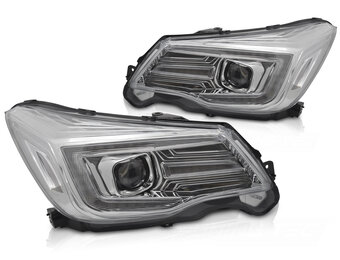 Koplampen Tube Light DRL Chroom Subaru Forester IV 2013-2018