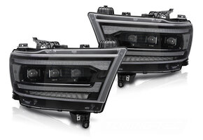 LED Koplampen Dodge Ram 1500 (19-22) Dynamisch DRL Zwart
