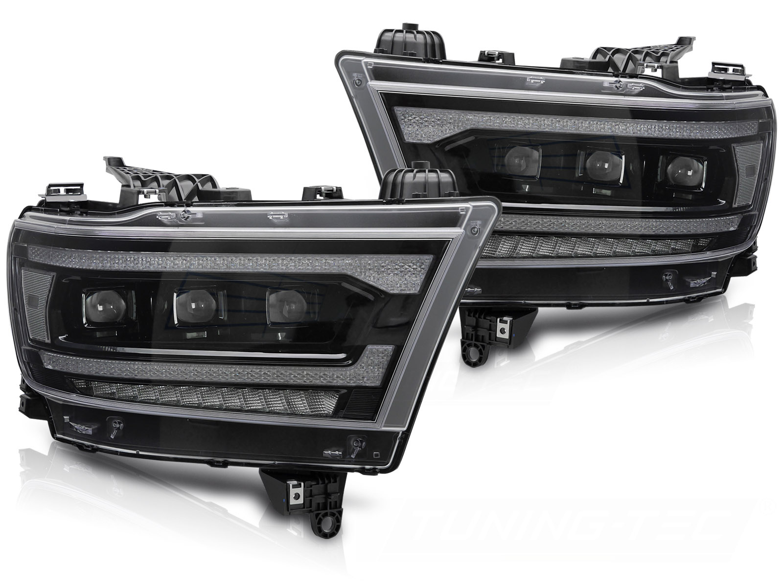 LED Koplampen Dodge Ram 1500 (19-22) Dynamisch DRL Zwart