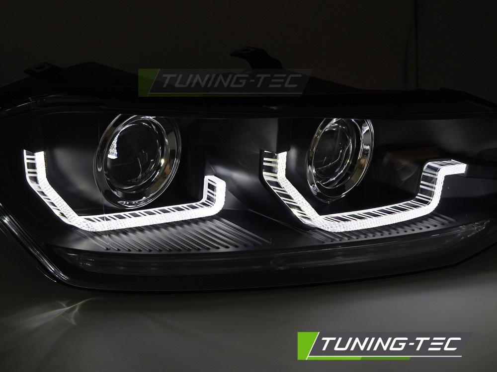 Koplampen VW Polo VI 2G (2017-2021) LED DRL Dynamisch Zwart