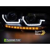 Koplampen geschikt voor VW Polo VI 2G (2017-2021) LED DRL Dynamisch Zwart