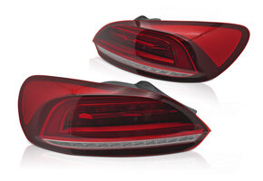 Achterlichten LED BAR Rood geschikt voor VW Scirocco III (08-14)