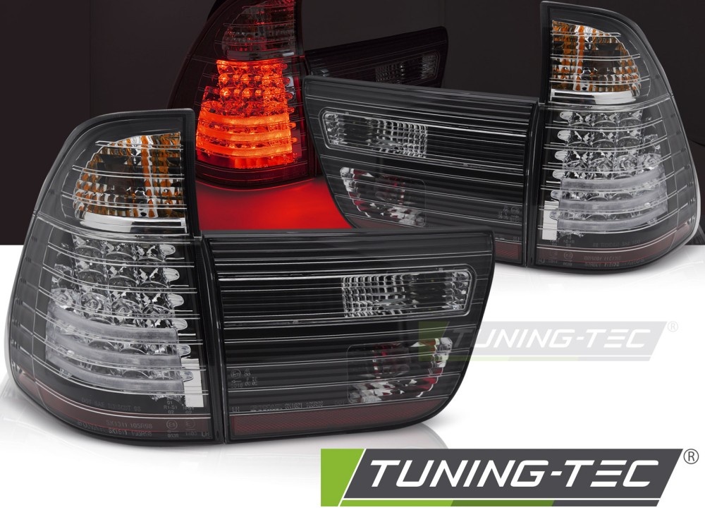LED Achterlichten Zwart geschikt voor BMW X5 E53 09.99-10.03