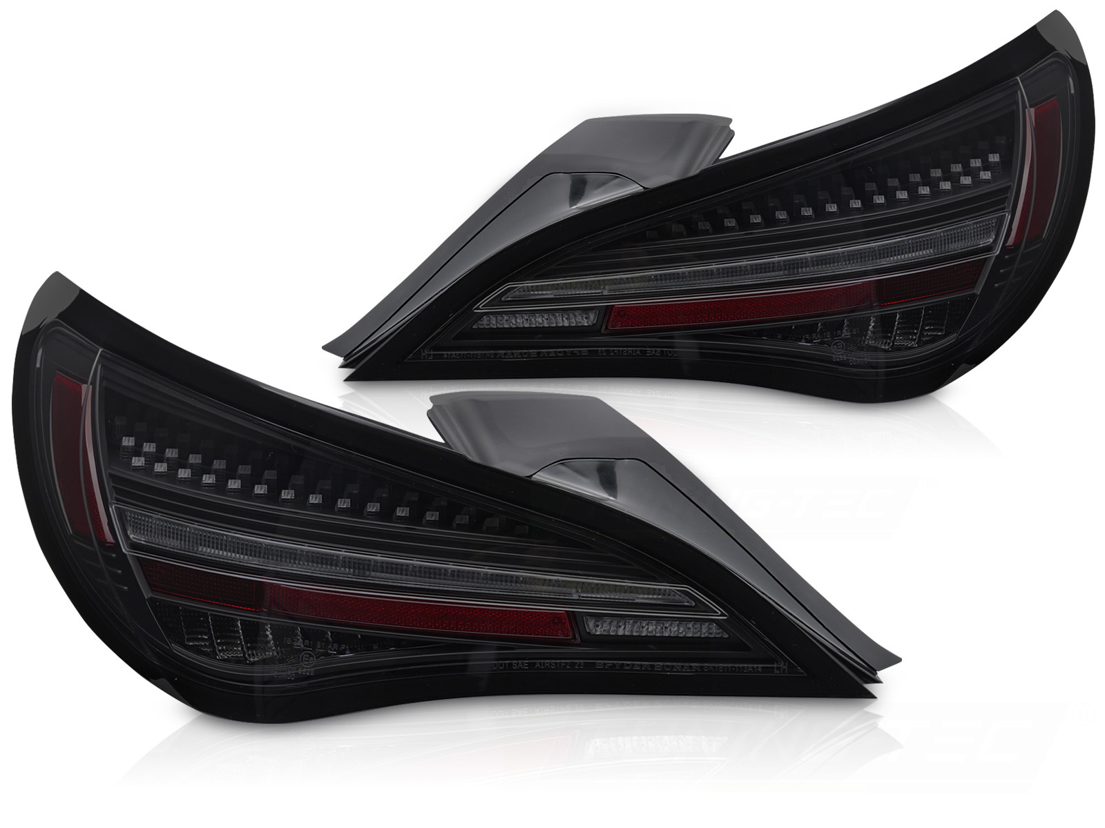 LED Achterlichten Zwart Rook Dynamisch Mercedes CLA C117 (2013-2016)