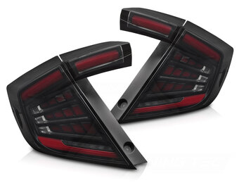 Achterlichten LED Smoke voor Honda Civic X Hatchback (2016-2021)