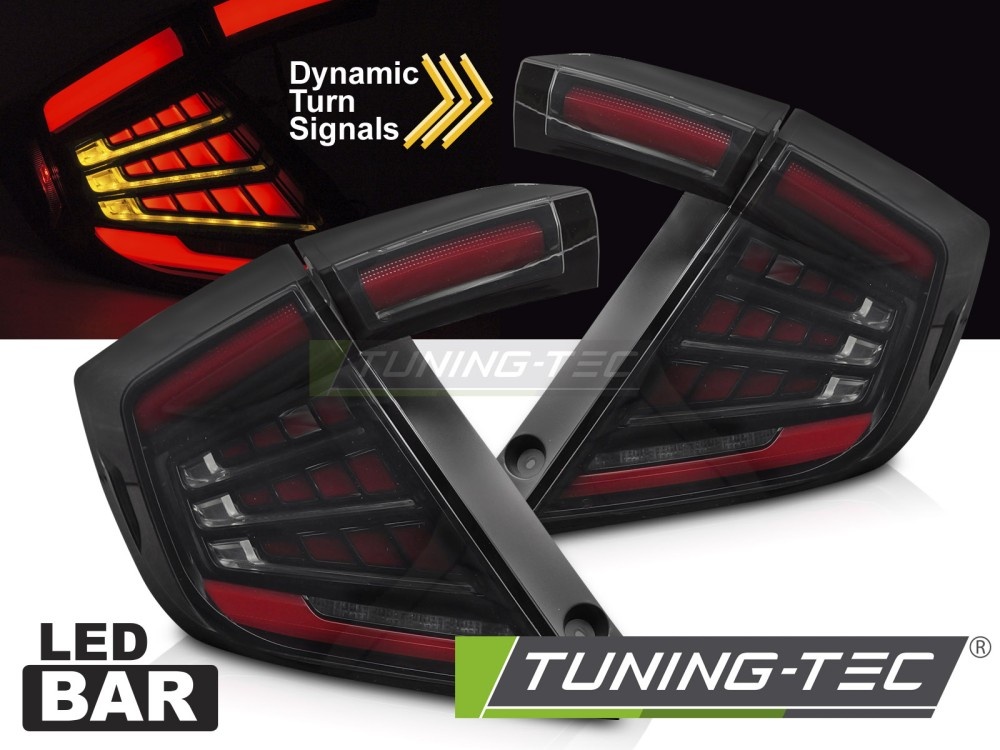 Achterlichten LED Smoke voor Honda Civic X Hatchback (2016-2021)