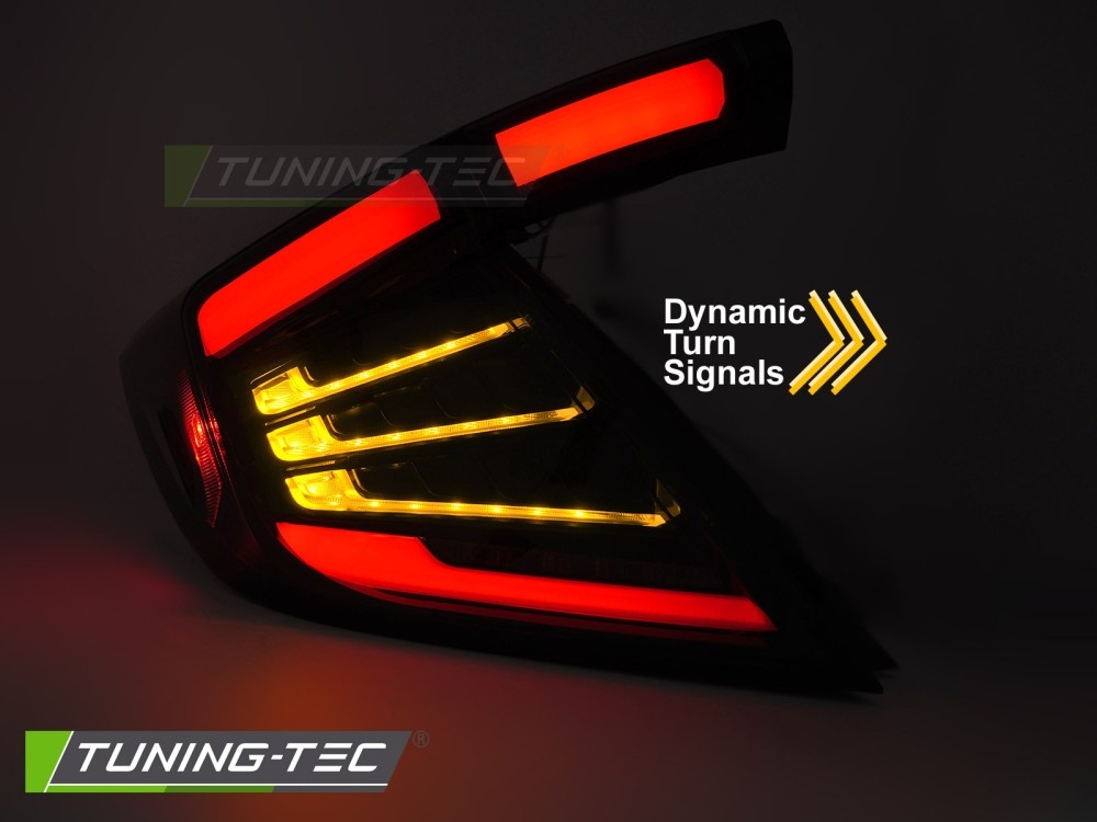 Achterlichten LED Smoke geschikt voor Honda Civic X Hatchback (2016-2021)