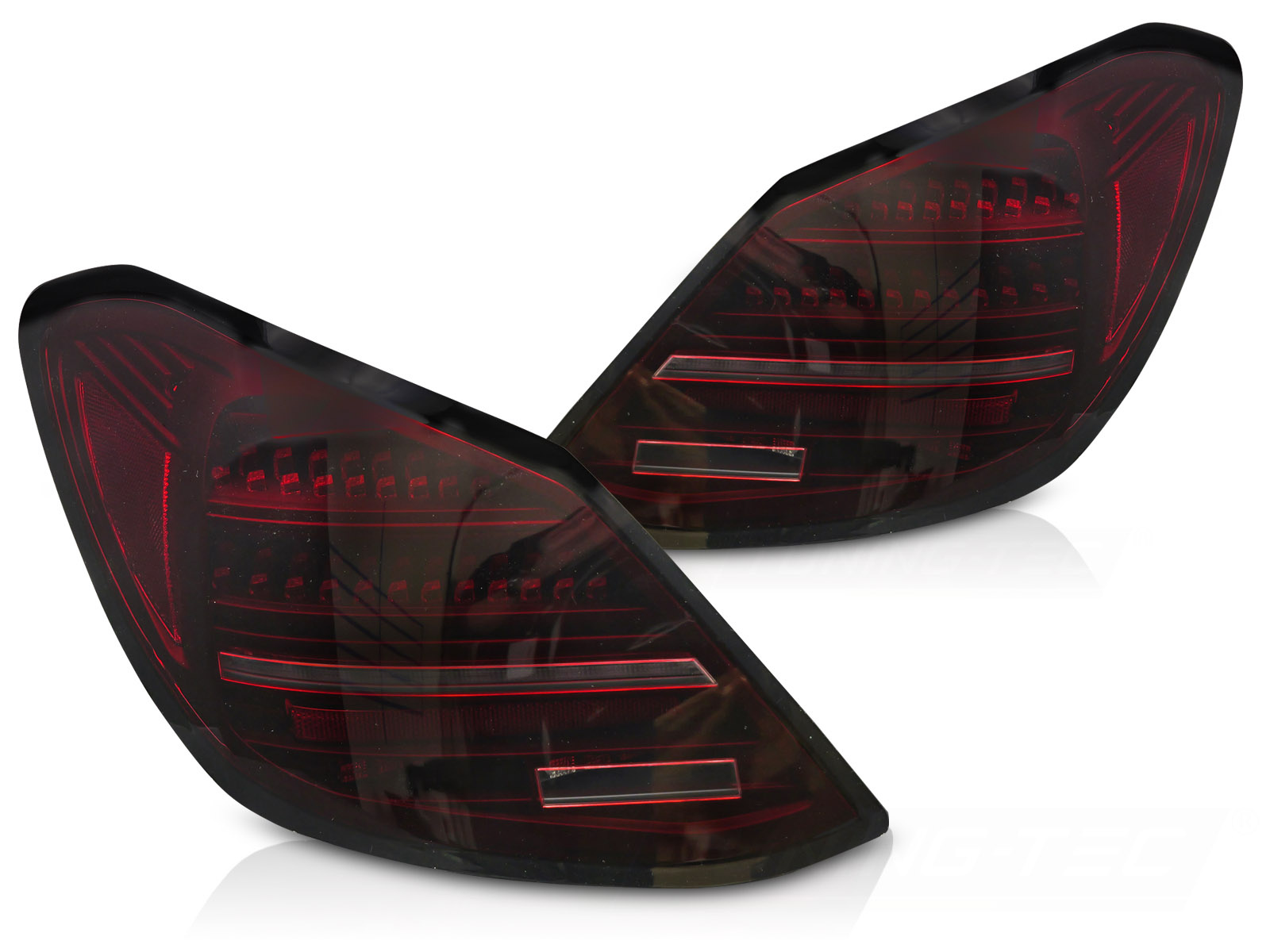 LED Achterlichten Rood Zwart Dynamisch voor Mercedes C-Klasse W205 (14-21)