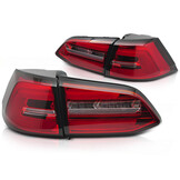 LED Achterlichten Rood Wit Sequentiële Knipperlichten VW Golf 7 13-17 Variant
