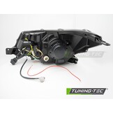 Koplampen Tube Light DRL Zwart geschikt voor Subaru Forester IV 2013-2018