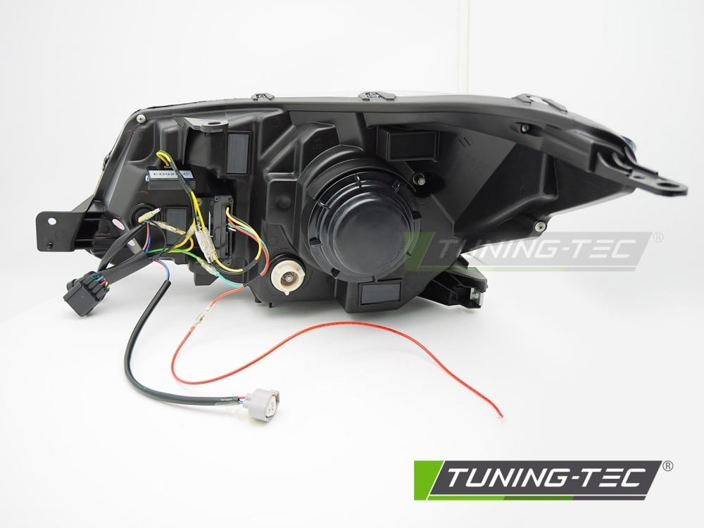 Koplampen Tube Light DRL Zwart geschikt voor Subaru Forester IV 2013-2018