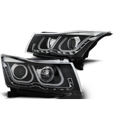 Koplampen Chevrolet Cruze 09-12 Tube Light Zwart US Versie