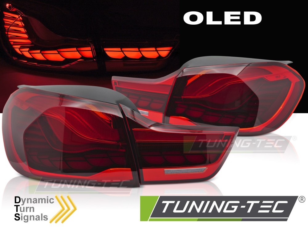 OLED Sequentiële Achterlichten Rood voor BMW F32 F33 F36 F82 F83 (13-21)