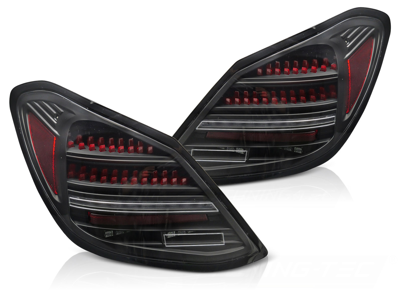 LED Achterlichten Zwart Rood Dyn. Mercedes C-Klasse W205 14-21