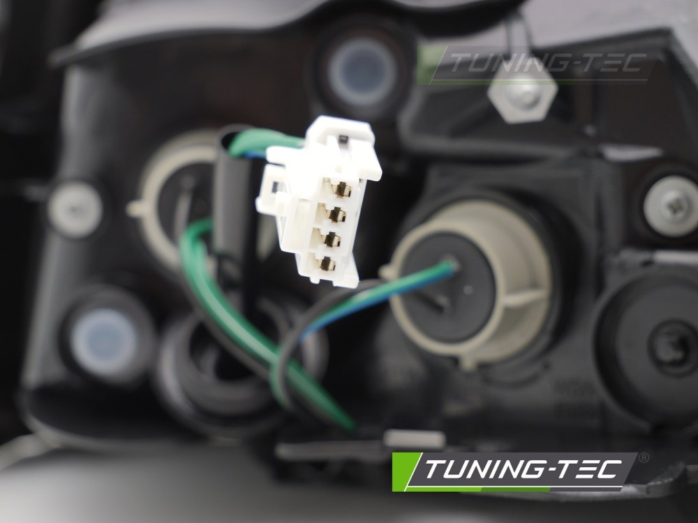 Achterlicht zwart links voor Mitsubishi Lancer 4D Sedan (2008-2016)