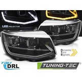 Koplampen LED Tube Light Zwart Dynamisch Knipperlicht VW T6 15-19