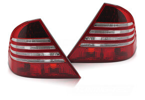 LED Achterlichten Rood Wit geschikt voor Mercedes W220 S-Klasse 09.98-05.05