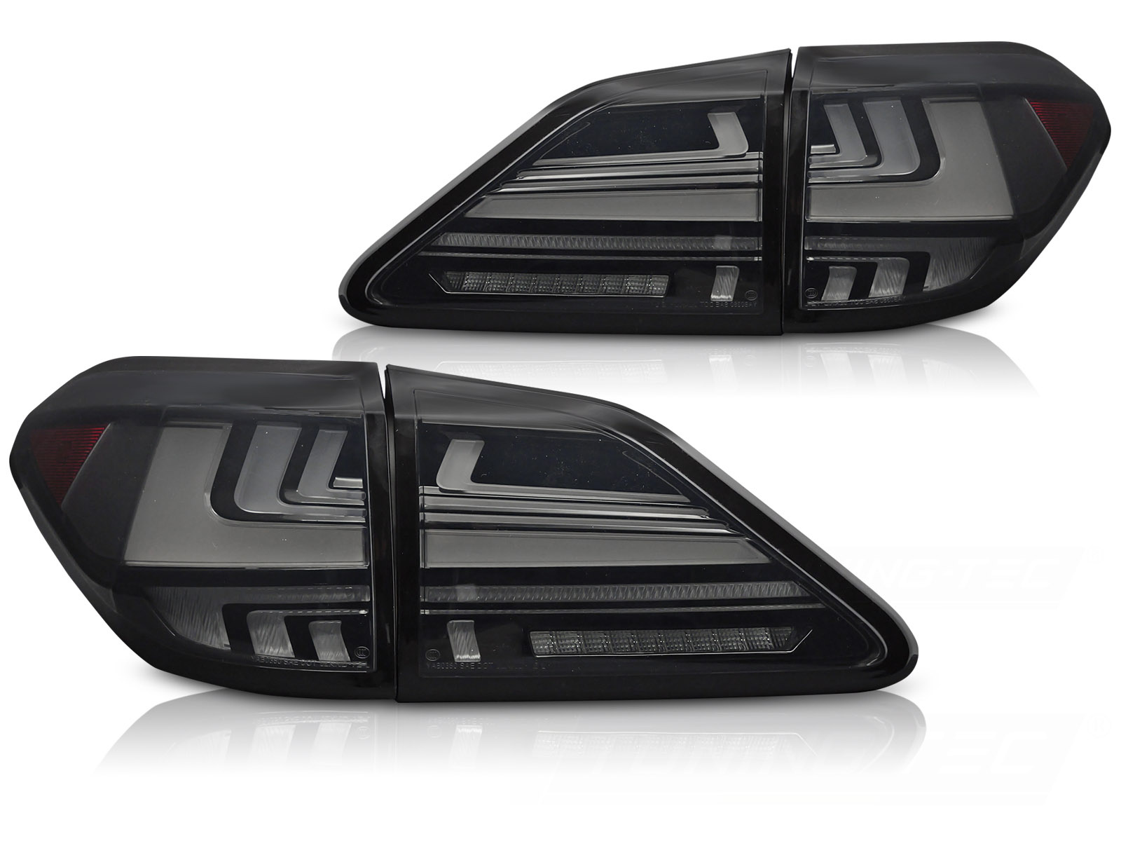 Achterlichten LED Smoked met Dynamisch Knipperlicht Lexus RX III 350 09-12