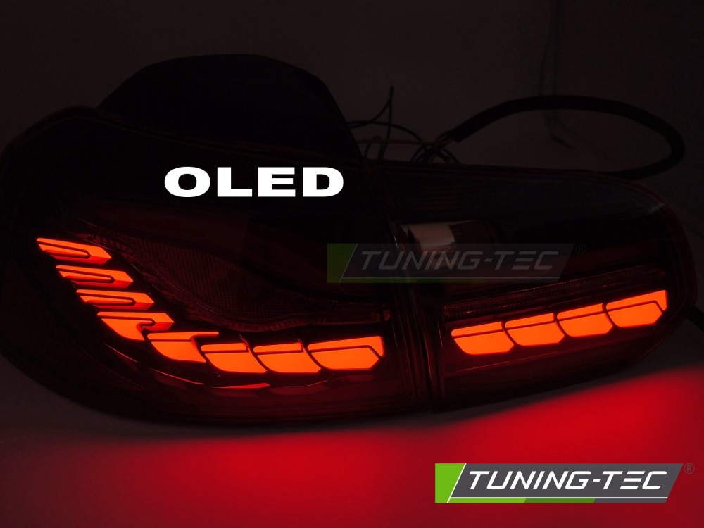 Achterlichten LED Smoke OLED geschikt voor VW Golf 6 (08-13)