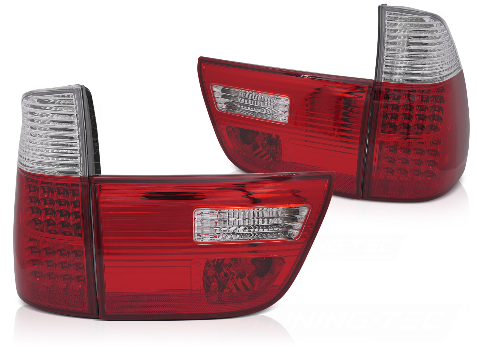 LED Achterlichten Rood Wit voor BMW X5 E53 09.99-10.03