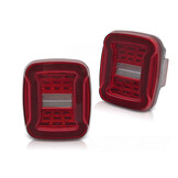 Achterlichten Jeep Wrangler YJ/TJ (91-06) Rood/Wit LED Dynamisch