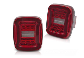 Achterlichten Jeep Wrangler YJ/TJ (91-06) Rood/Wit LED Dynamisch